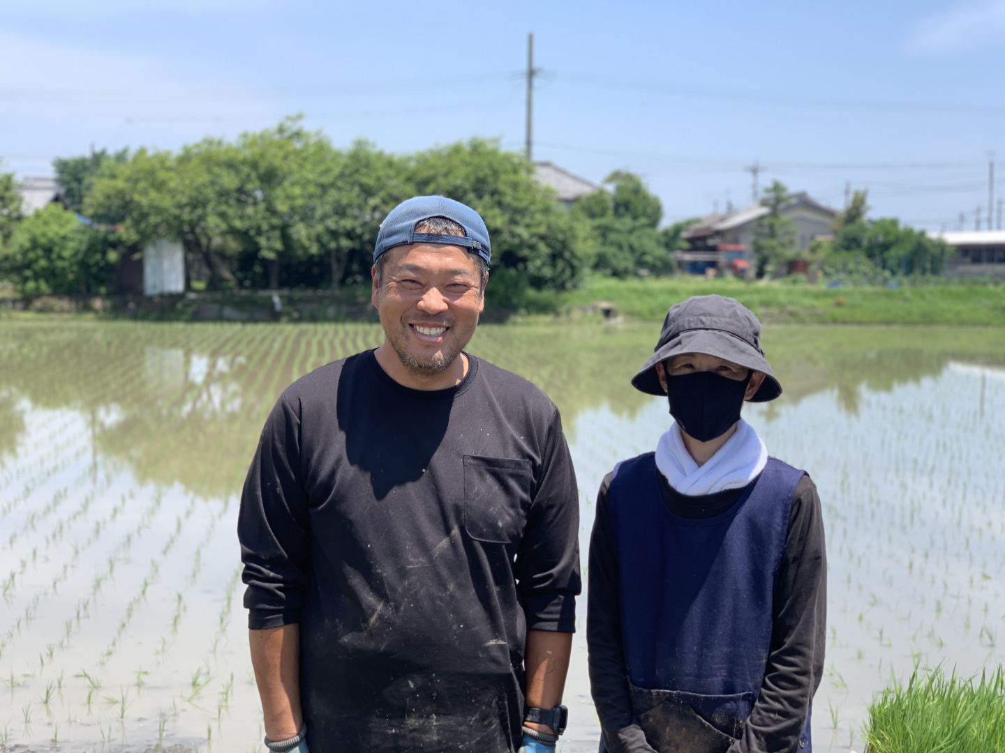 宮田さん　2年目　田植え風景　つちのおと(農薬化学肥料、除草剤を使わない”たべもの”ブランド) | 農薬化学肥料不使用　作物