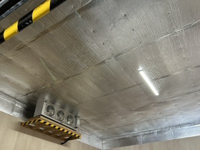 遮熱シートを設置しました。